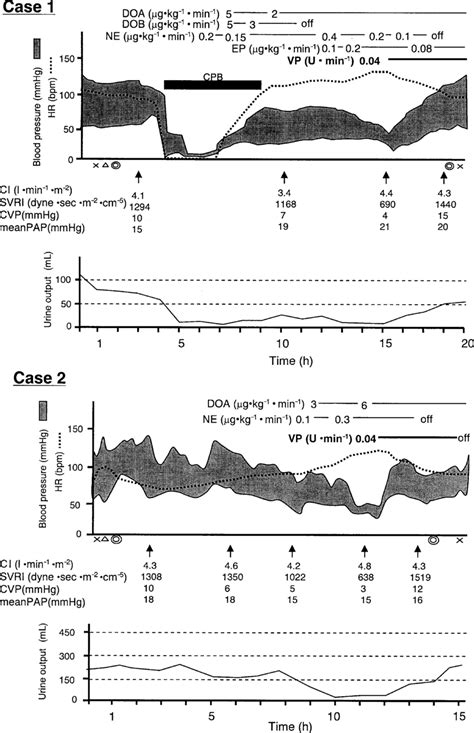 Anesthesia Records Cases 1 And 2 Doa Dopamine Dob Dobutamine Ne