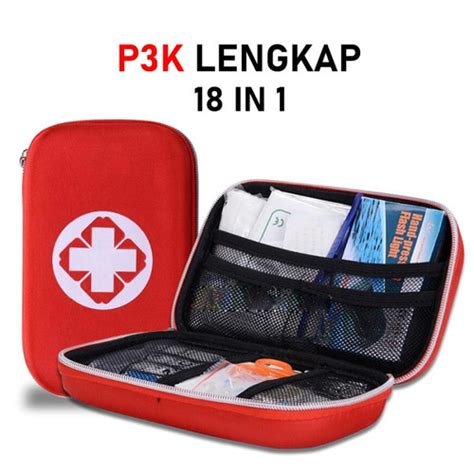 Jual First Aid Emergency Kit Tas Obat Kotak P3k Darurat Isi Lengkap 18