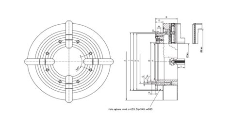 UCHWYT TOKARSKI 2615 720 320P Sklep Ankor Tools