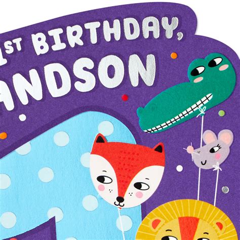 Easy to Love First Birthday Card for Grandson - Greeting Cards | Hallmark