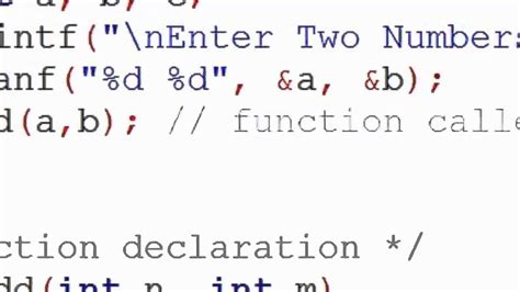 117 Function With Argument And With No Return Value In C Programming