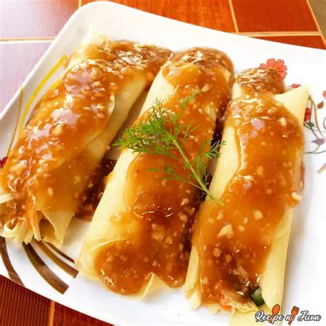 Lumpiang Ubod Recipe Filipino Lumpia with palm heart