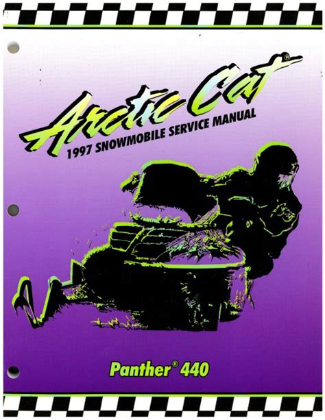 Used 1997 Arctic Cat Panther 440 Snowmobile Service Manual