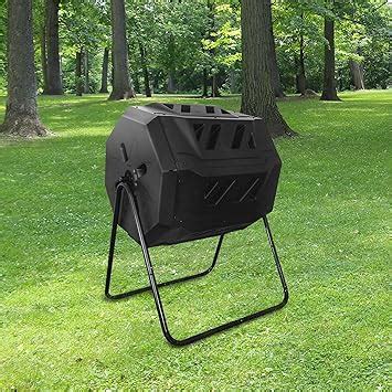 Skylantern Composteur De Jardin L Noir Sur Pieds Bac Compost