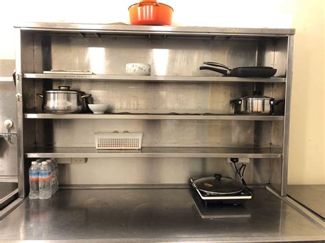 Industrial kitchen stainless steel shelves, Furniture & Home Living ...