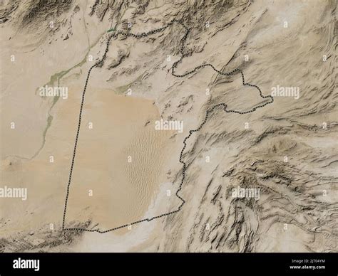 Kandahar, province of Afghanistan. Low resolution satellite map Stock ...