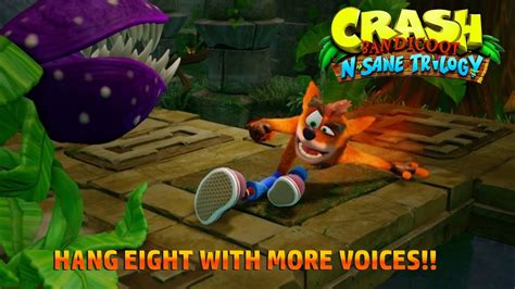 Crash Bandicoot Nsane Trilogy Remastered Hang Eight Gameplay With More Voices Crash 2