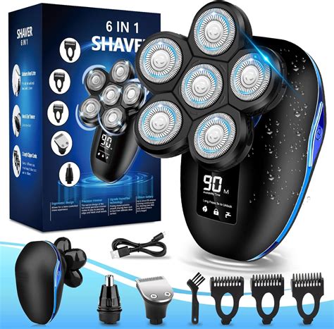 Head Shaver For Bald Men6 In 1 Electric Shaver For Bald