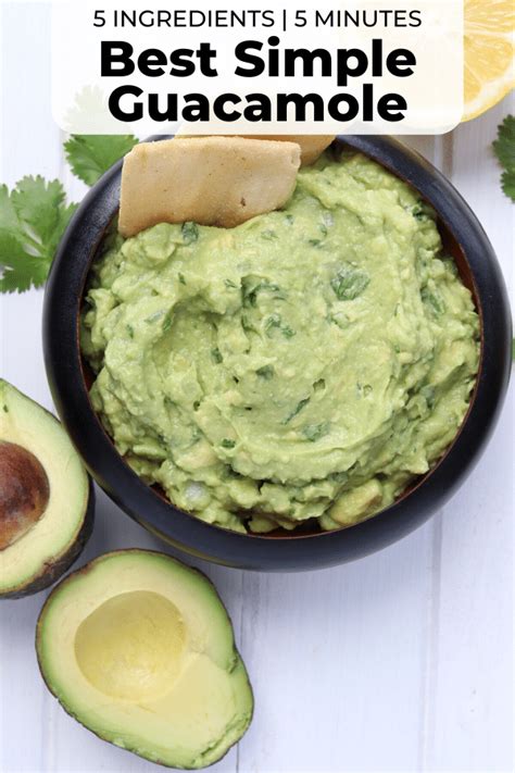 Super Simple Guacamole Recipe Monica Nedeff