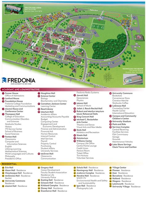 Campus Map | Fredonia.edu