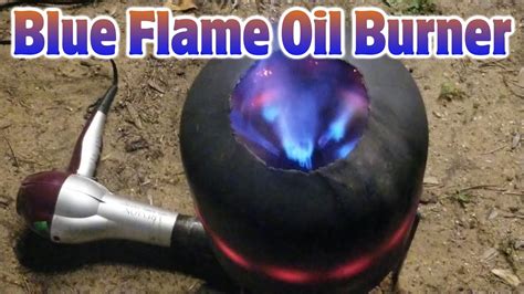 Blue Flame Waste Oil Burner Youtube