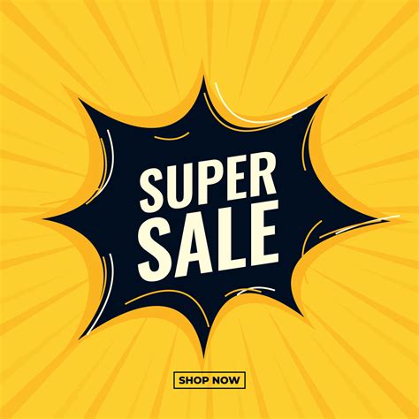 super sale boom yellow and black abstract sale banner shop now 6943425