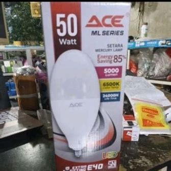 Jual Lampu Ace Led Ml Series Watt E Bisa E V Bola Mercury