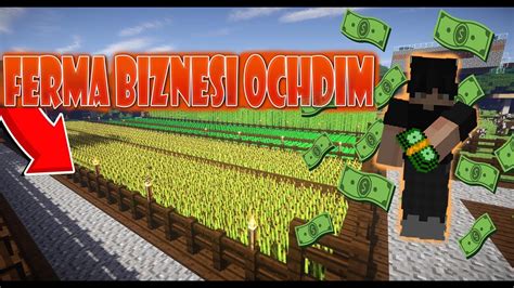 QISHLOQDA FERMA BIZNESI OCHDIM 1 UZBEKCHA MINECRAFT YouTube