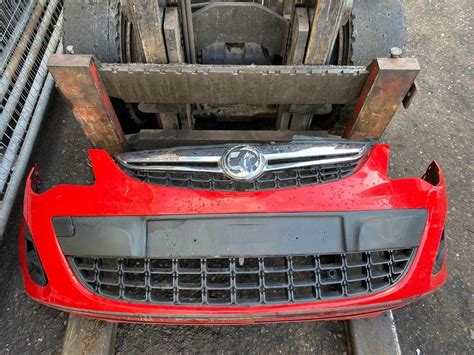 Vauxhall Corsa Front Bumper Facelift In Red In Bordesley Green West