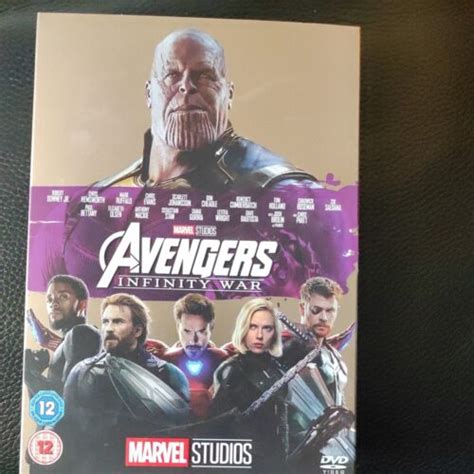 Avengers Infinity War Dvd With Slip Cover Robert Downey Jr Chris