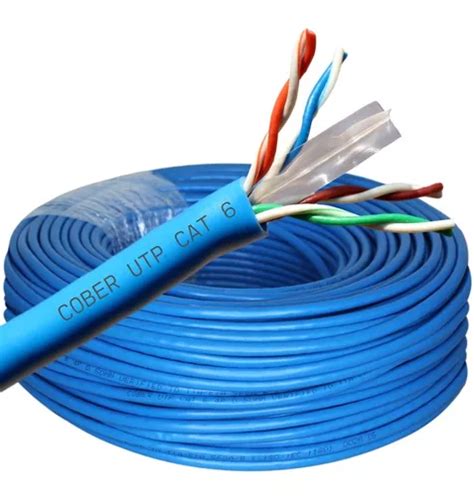 Cable Red Cat Utp Rj Cat Bobina Metros Ethernet En Venta En