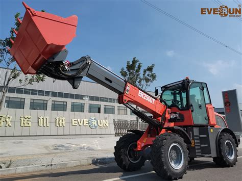 Everun CE Approved ER2500T 2 5ton Small Articulated Bucket Micro Front