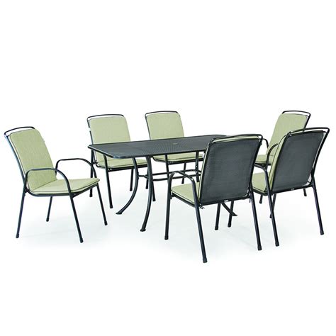 Kettler Classic Mesh Siena Savita 6 Seat Outdoor Dining Set