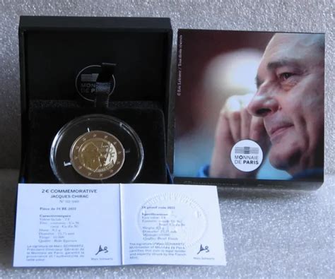 France Coffret Euro Be Jacques Chirac Comm Morative Proof