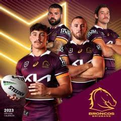 Brisbane Broncos 2023 NRL Team Wall Calendar | SavvySupporter