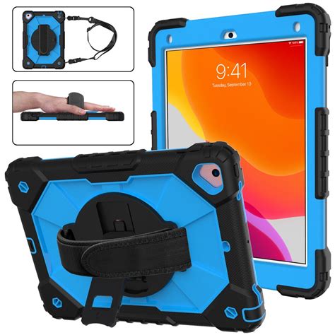 Funda H Brida Resistente A Los Golpes Para Ipad Cubierta Con Soporte Y