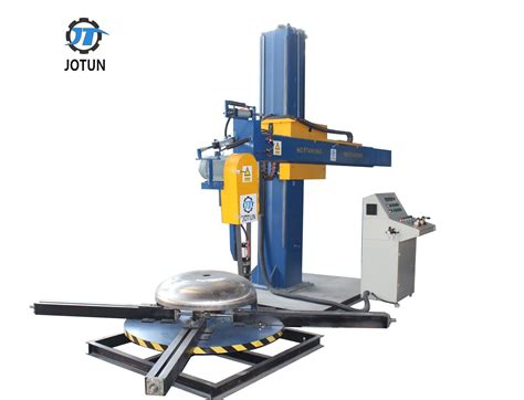 Jotun Automatic Dished End Metal Surface Belt Grinding And Polishing