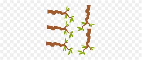 Tree Branch Clip Art - Tree Branch Clipart PNG - FlyClipart