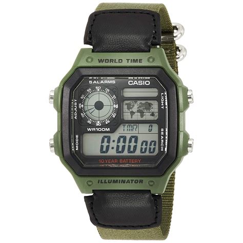 Jual Casio Original Ae Whb B Jam Tangan Pria Digital Canvas