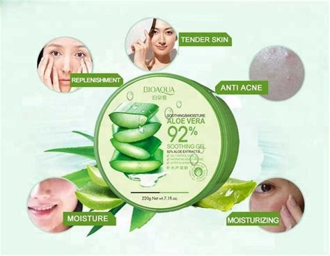 Get Refreshing Skin With Bioaqua Soothing Aloe Vera Gel 92 Available