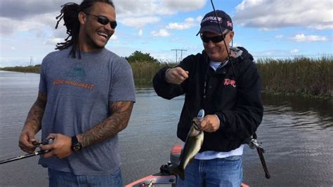 Ex Dolphins Player Crowder Loves Fishing And Helping