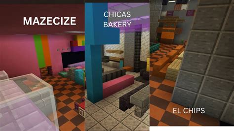 I Build Mazecize El Chips And Chicas Bakery Into Minecraft Fro M