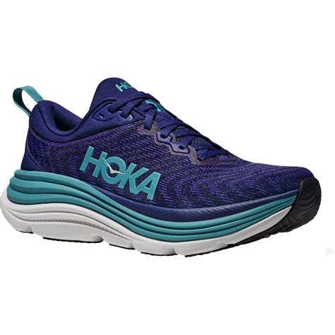 Hoka Gaviota Running Shoes Women Bellwether Blue Evening Sky Bike