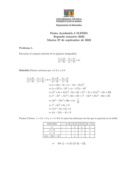 Ayudant A Pauta Pauta Ayudant A Mat Segundo Semestre