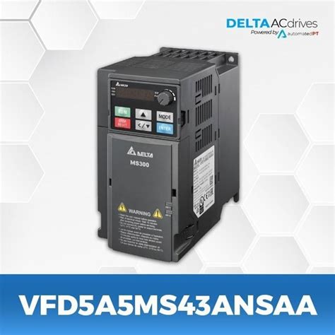 3 HP Delta MS300 Series VFD5A5MS43ANSAA VFD For Industrial Machinery