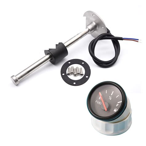 Red Backlight Fuel Gauge Mm With Fuel Level Sensor Mm Mm Mm