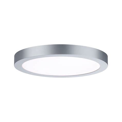 Panneau Led Plafonnier Abia D Mm W Lm K Chrome D Poli