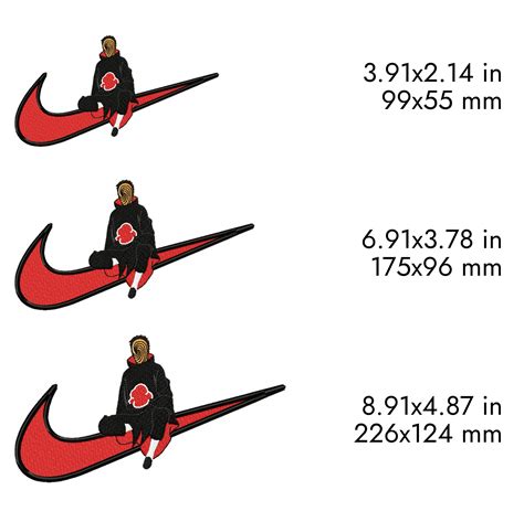 Nike Tobi Pack Embroidery Designs Swoosh Logo Akatsuki Uchi Inspire