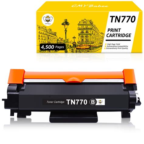 Tn Tn Black Compatible Toner Cartridge Replacement For Brother