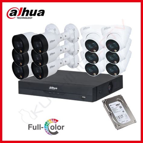 Dahua 16 Ch Full Color 1080p 2mp Ip Network Camera Package Dahua Ip