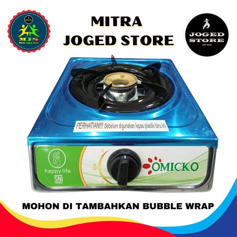 Kompor Gas Tungku Omicko Km Kompor Stainless Steel Lazada