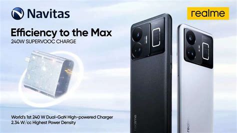 Navitas And Realme Launched Worlds First 240W Ultra Fast Charging