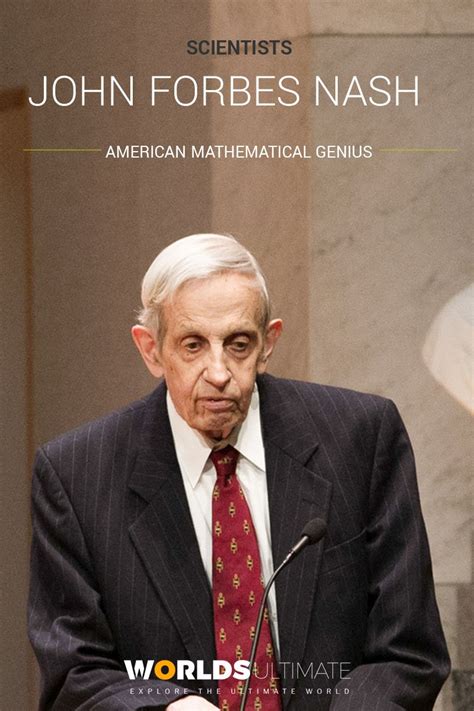 John Forbes Nash Jr American Mathematical Genius