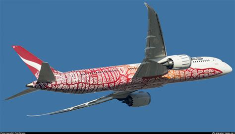 VH ZND Qantas Boeing 787 9 Dreamliner Photo By Piotr Persona ID