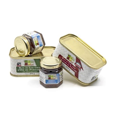 Lot De 2 Blocs De Foie Gras 200g Et 2 Chutneys 50g Cellier Du Périgord