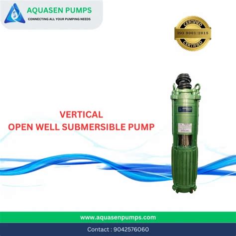 10HP Three Phase Vertical Openwell Submersible Pump Max Flow Rate