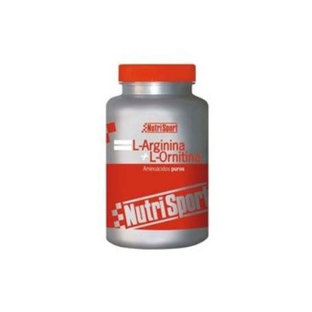 L Ornitina L Arginina 500mg 100 cápsulas NutriSport