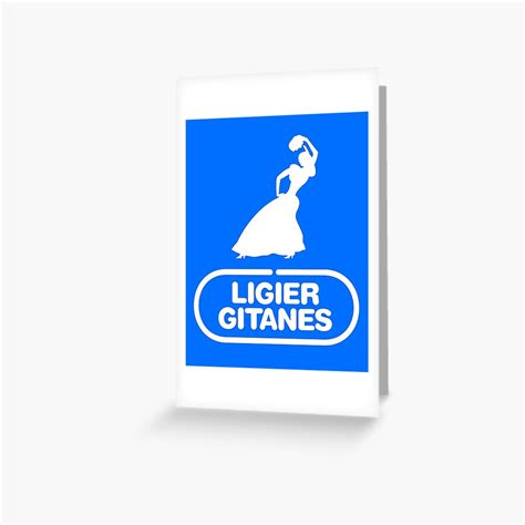 Ligier Gitanes F Team Logo Gypsy Dancer White Print