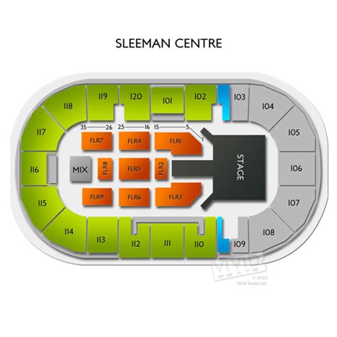 Sleeman Centre Seating Chart | Vivid Seats