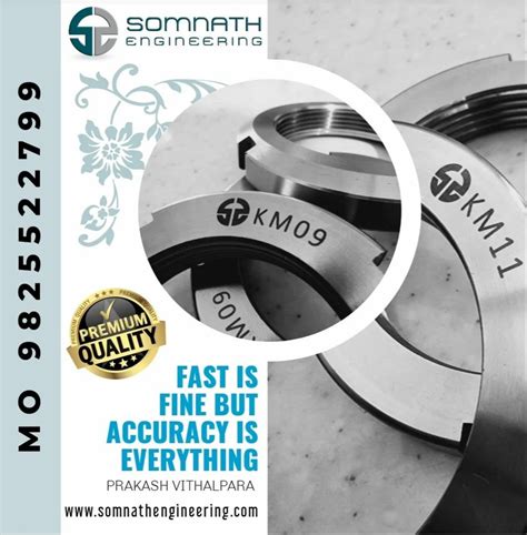 se mild steel km lock nuts  rs piece  surendranagar id